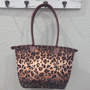 Leopard Print Tote Bag